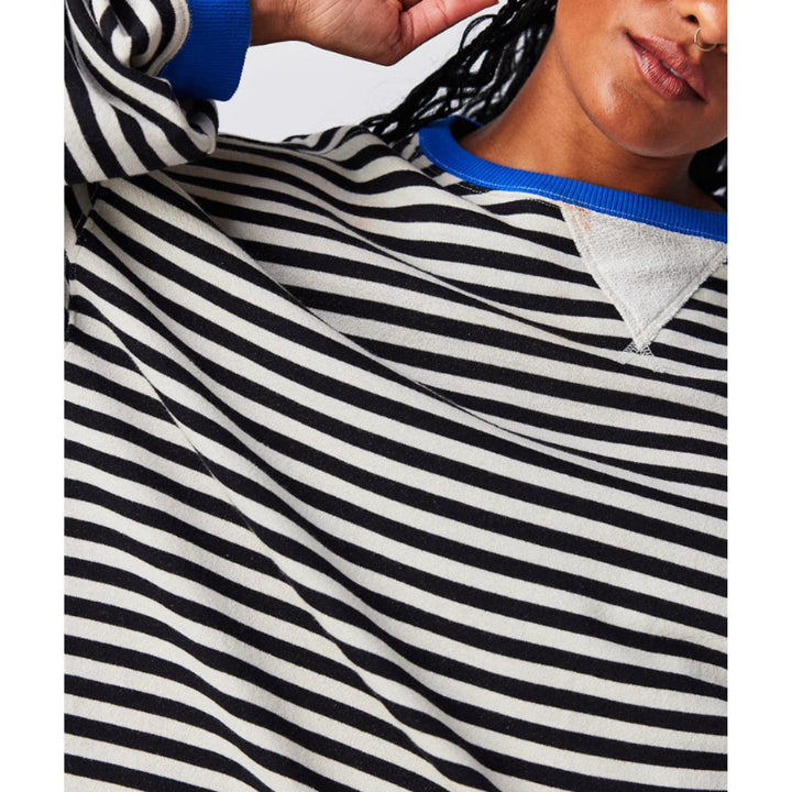Jules | Relaxed striped pullover sweatshirt