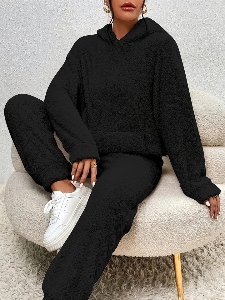 Nova | Ultra-soft cozy lounge set | Ivory | Polyester Blend | Cozy Winter Wear